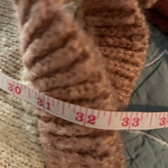 Matilda Jane M long ruffle Cottagecore Aztec print wool cardigan sweater boho - Picture 8 of 8